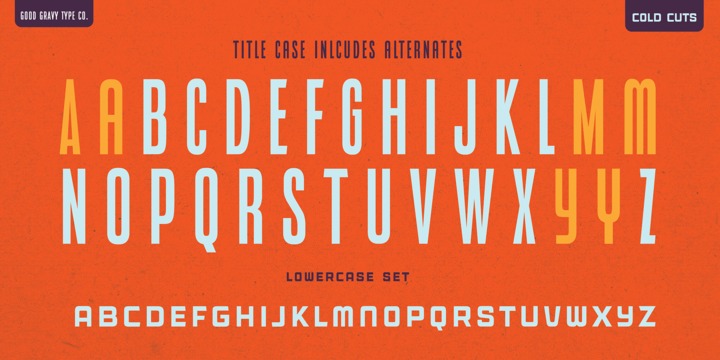 Cold Cuts Font Family插图1