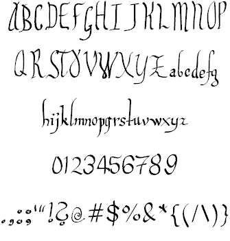 Medelicia font插图1