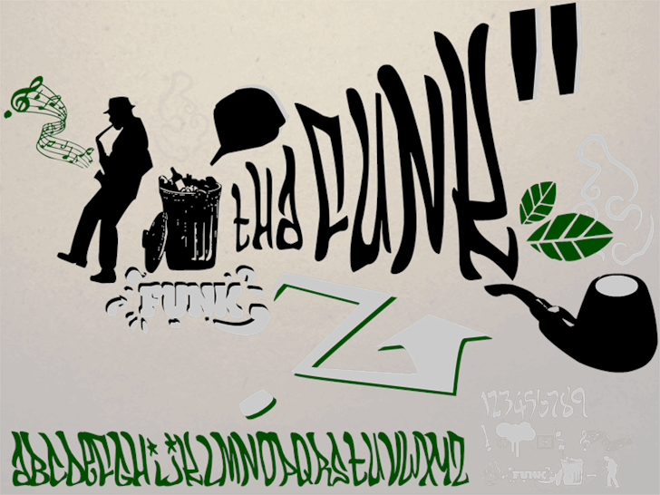 THA FUNK – URBAN HOOK-UPZ font插图 THA FUNK – URBAN HOOK-UPZ font插图