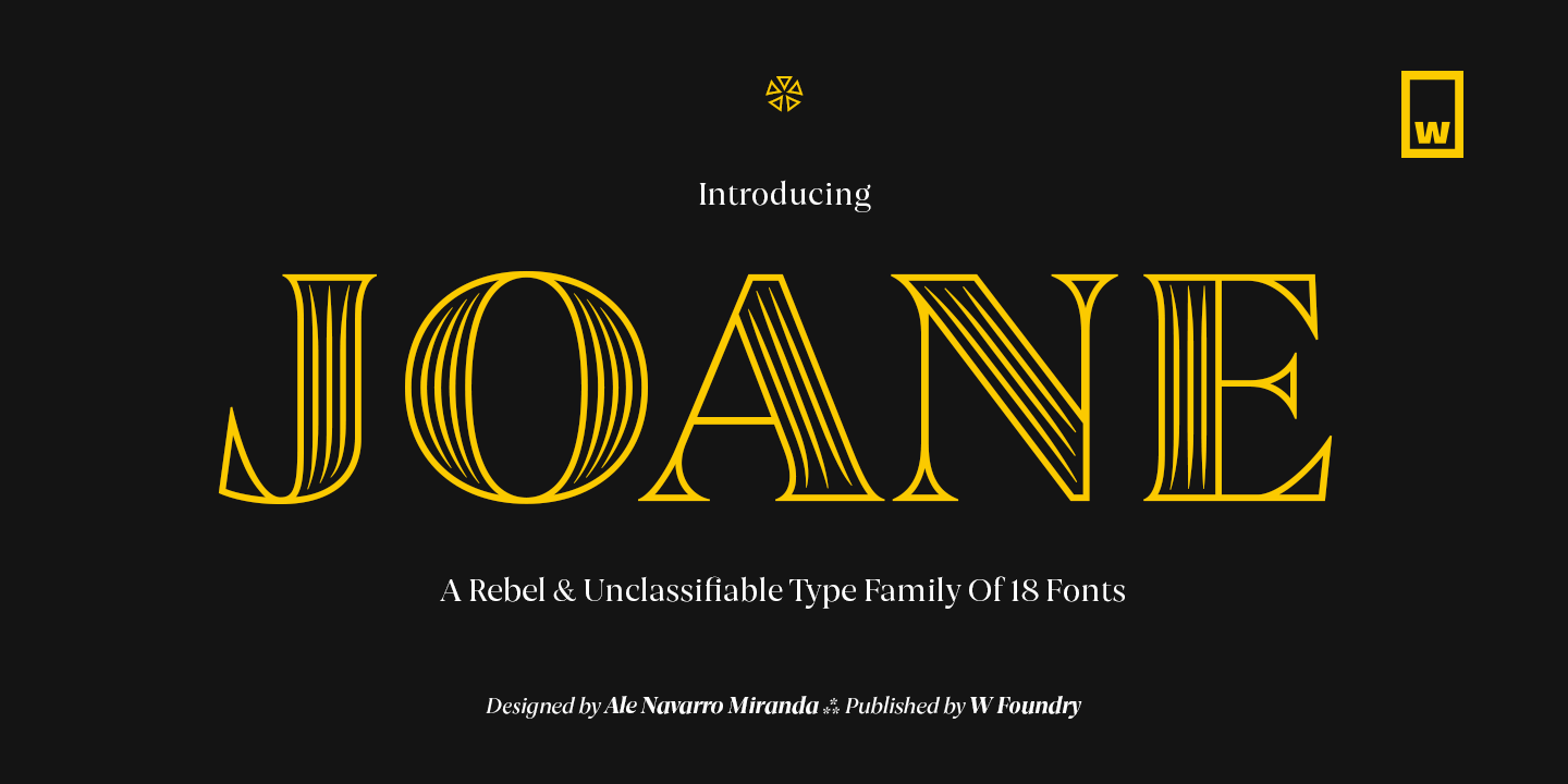Joane Font Family插图