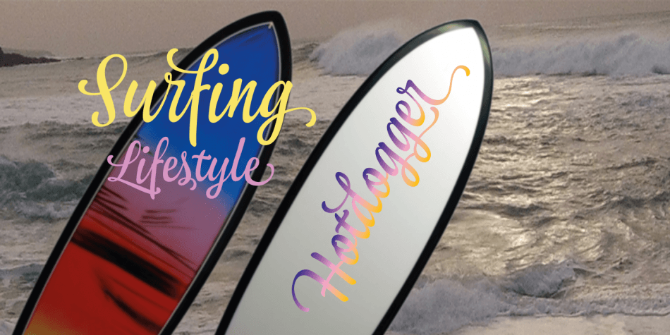 Hotdogger Font插图3