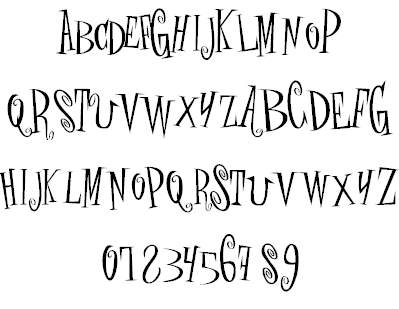 crAZYSCARYhalLowEeN font插图1