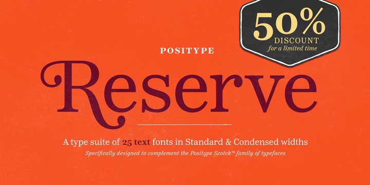 Reserve Font Family插图1