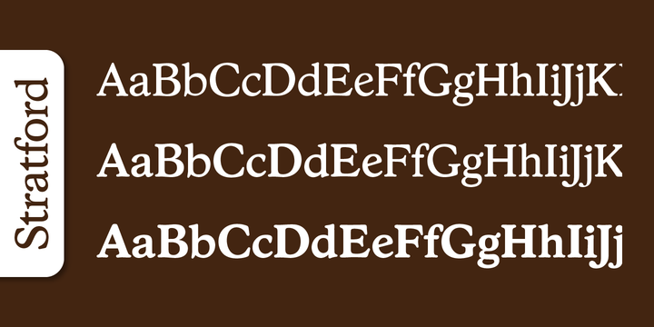 Stratford Serial Font Family插图1