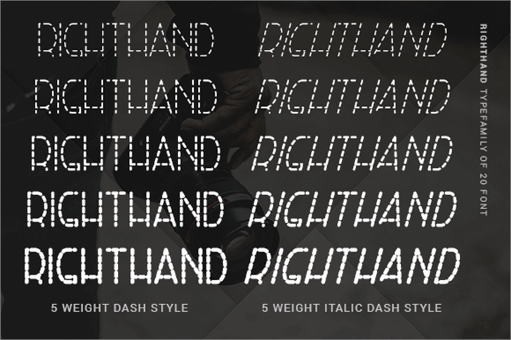 Right Hand font插图2