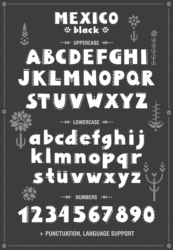 Mexico – Font Family插图2