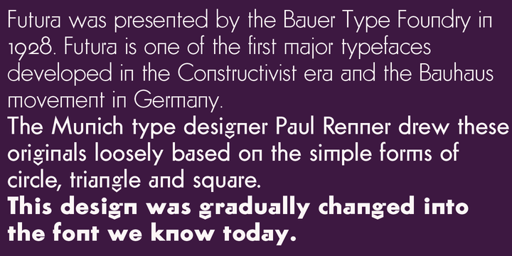 Futura Classic Font插图2