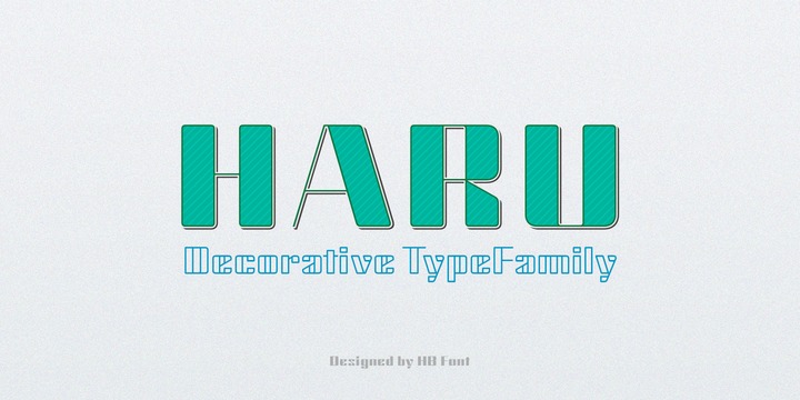 Haru Font Family插图