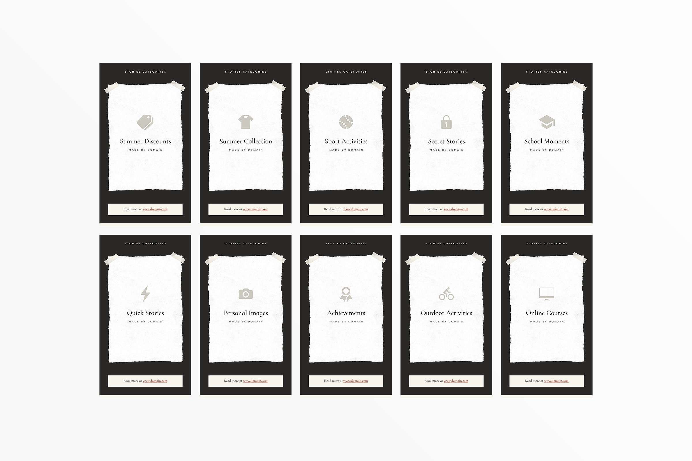 Ins社交电商热点贴图模板素材库精选 San Francisco Instagram Highlights插图(8)