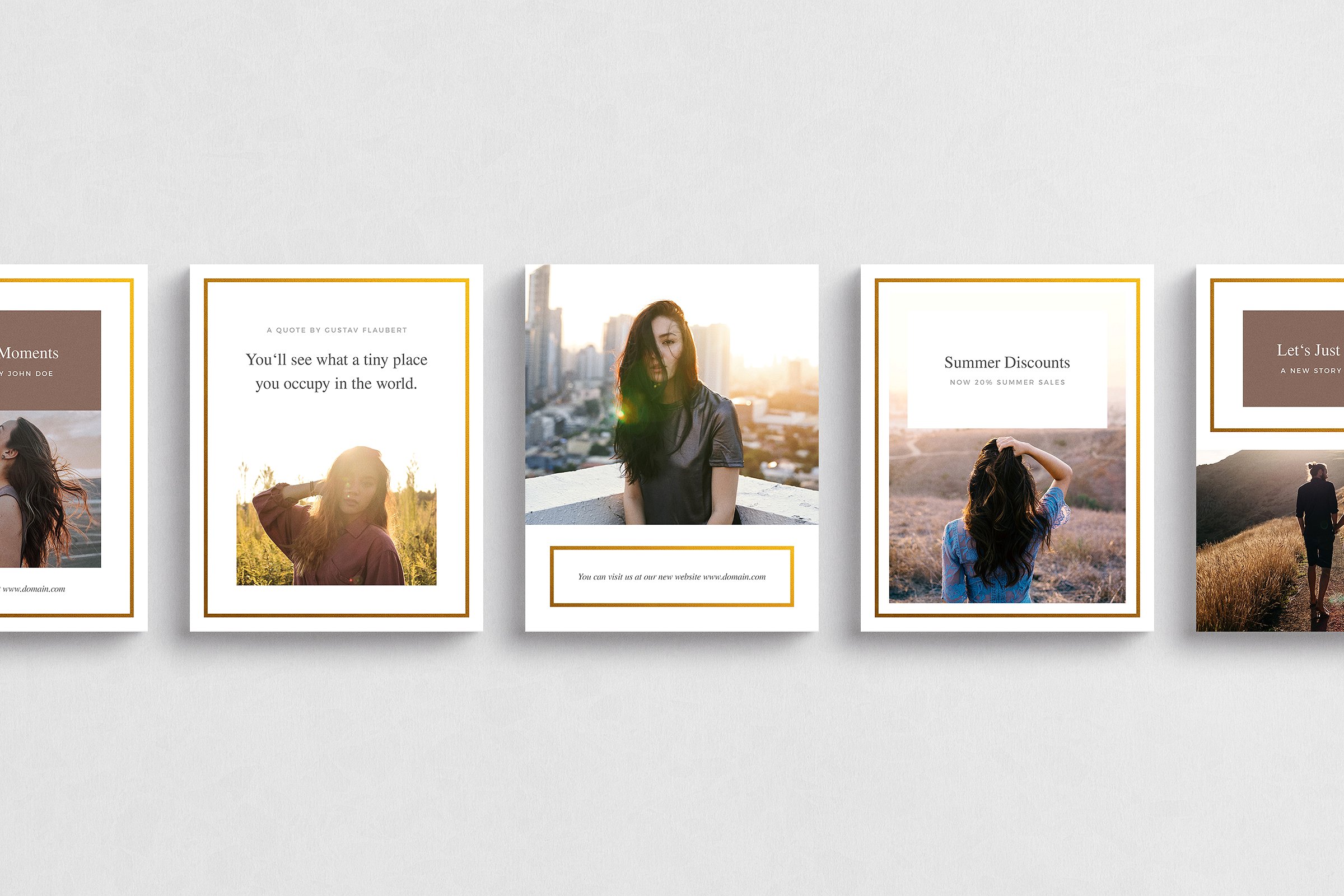 旅行主题社交媒体贴图模板素材库精选 Brazil Social Media Pack插图(1)