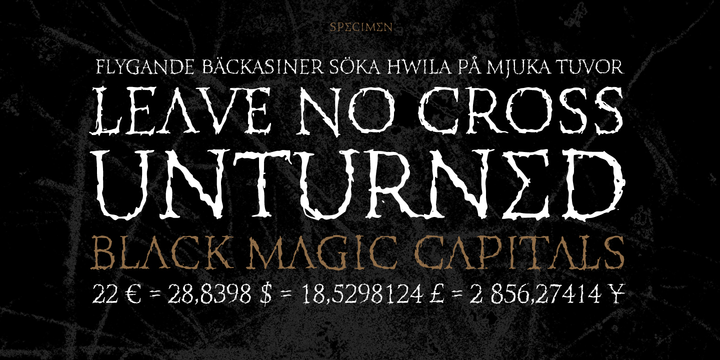 XXII Totenkult Font插图4