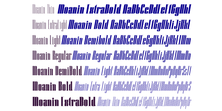 Moanin Font Family插图6
