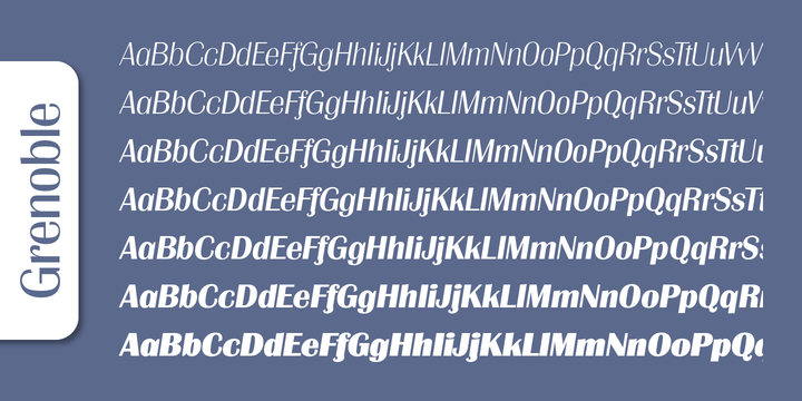 Grenoble Serial Font Family插图3