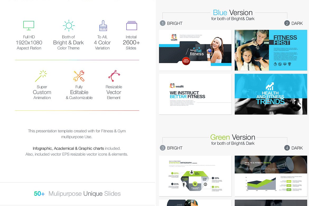 干净、创意、现代的商业PowerPoint包插图(15)