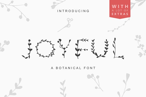 JOYFUL BOTANS FONT插图