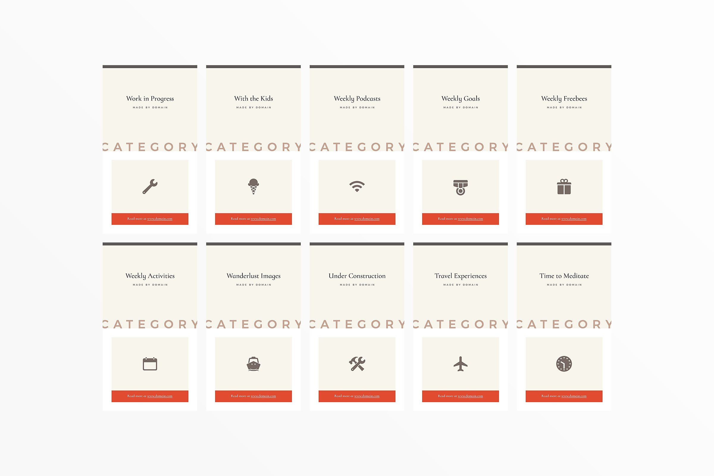 Ins社交电商热点贴图模板素材库精选 San Francisco Instagram Highlights插图(19)