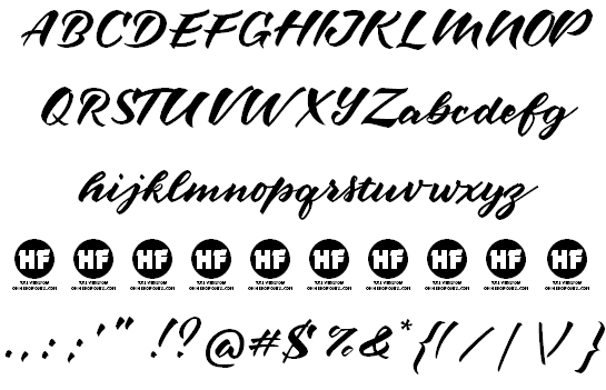 Maybe one Day DEMO font插图9