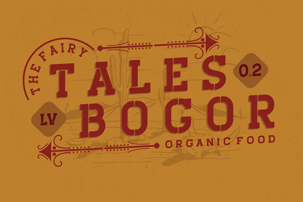 Stengkol Font Family + Illustration插图3