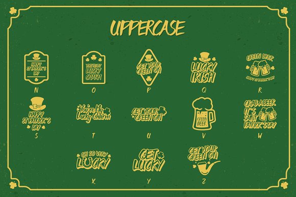 Lucky Irish Dingbats插图2