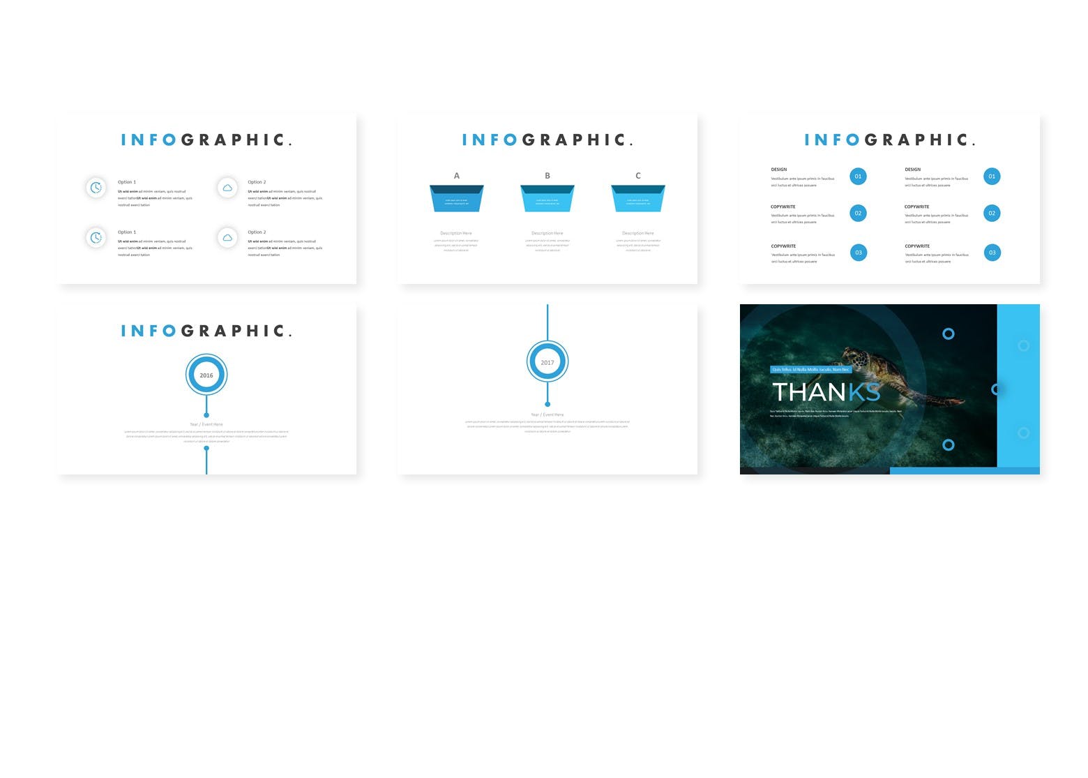 海底世界/海洋主题PPT模板下载 Lautan – Powerpoint Template插图(3)