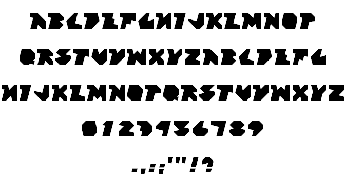 Block Factory font插图1