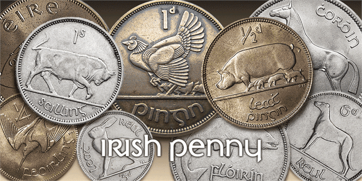 Irish Penny font插图1 Irish Penny font插图1