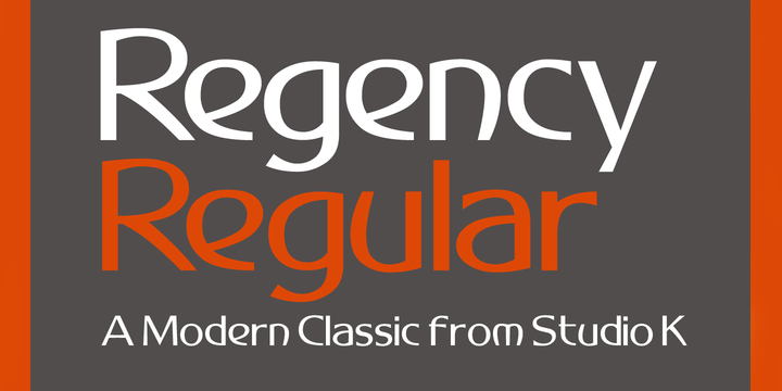 Regency Font Family插图1