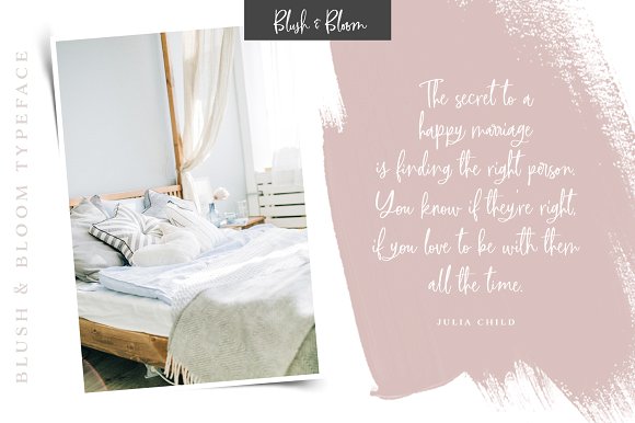 Blush & Bloom Signature Type插图2