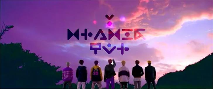 TatangulDigital font插图