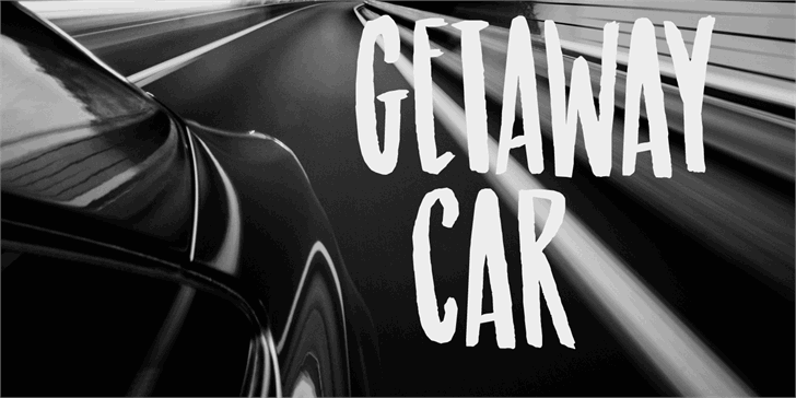 Getaway Car DEMO font插图 Getaway Car DEMO font插图