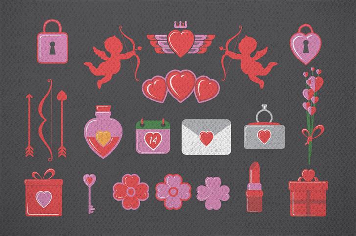 Majestic Romance font插图8