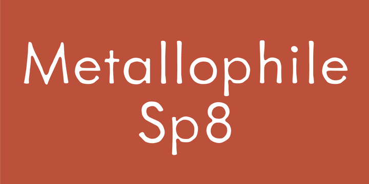Metallophile Font插图