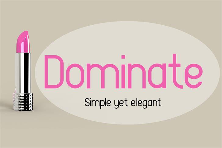 EP Dominate font插图