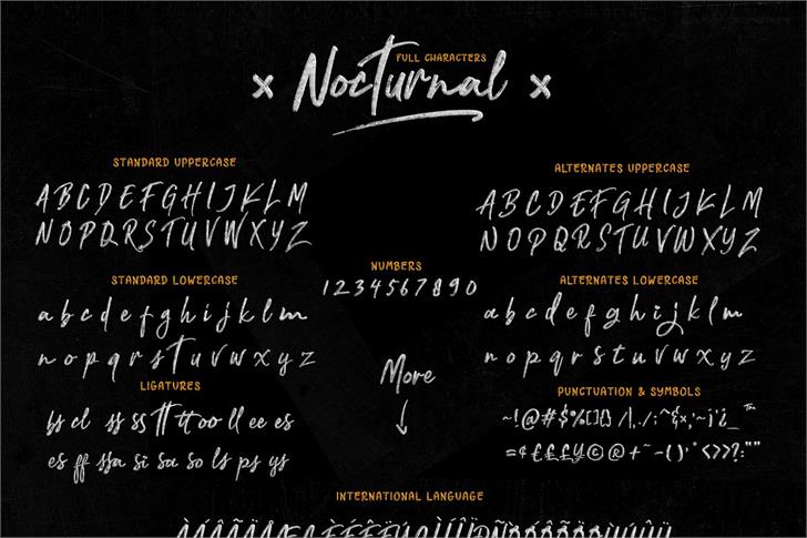 Nocturnal font插图7 Nocturnal font插图7