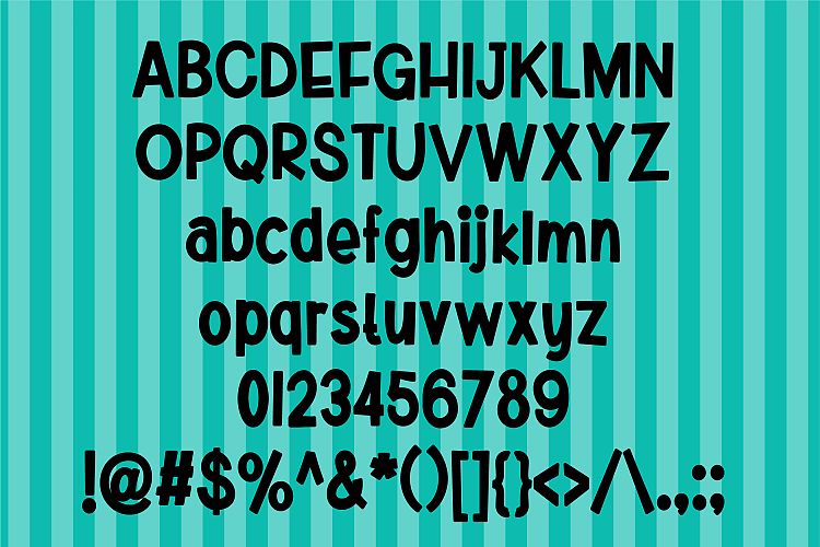 ZP Moshing Regular Font插图1