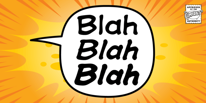 Blah Blah Blah Font Family插图