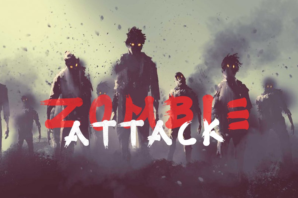 Fujimaru – Ninja’s Brush Font插图2