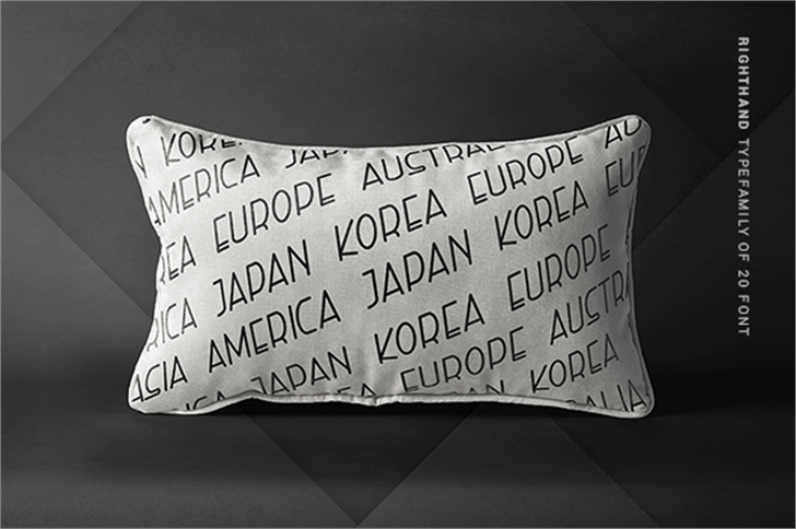 Right Hand font插图3