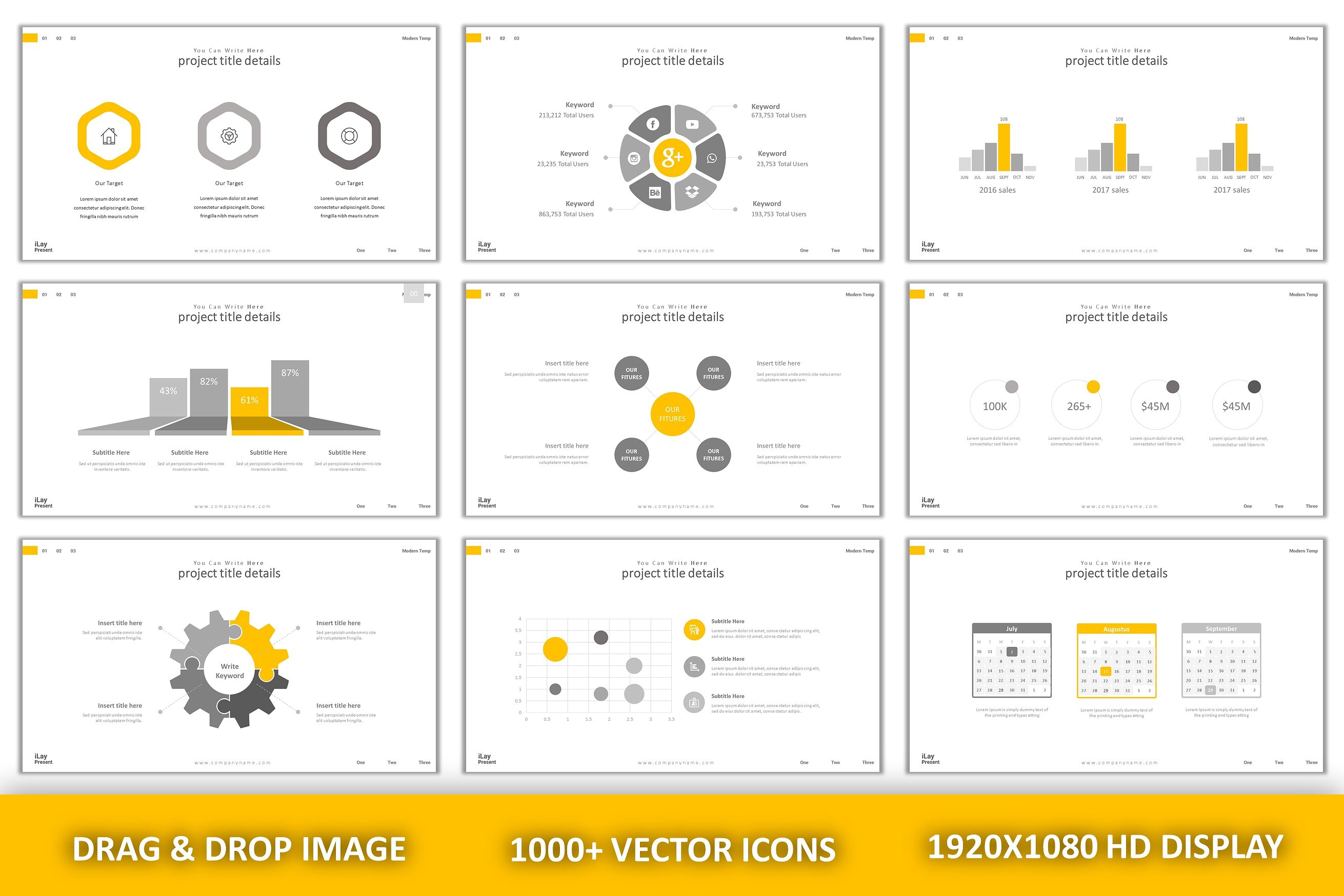 创意极简主义的PPT模板下载 Minimal Creative Powerpoint [ppt,pptx]插图(8)