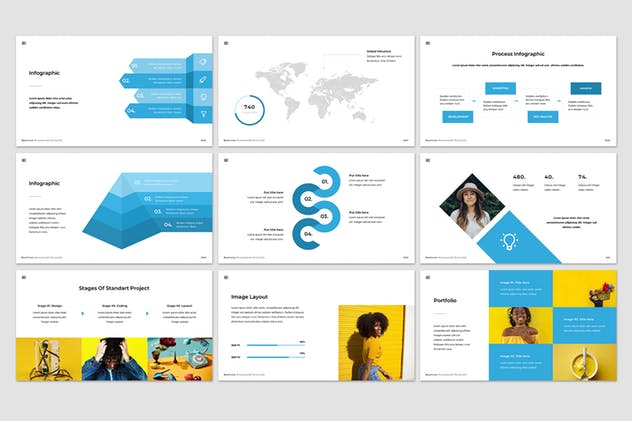 创新型服务企业介绍PPT幻灯片模板 Creative Powerpoint Presentation插图(6)