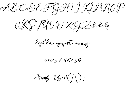 Rachela Bold font插图8