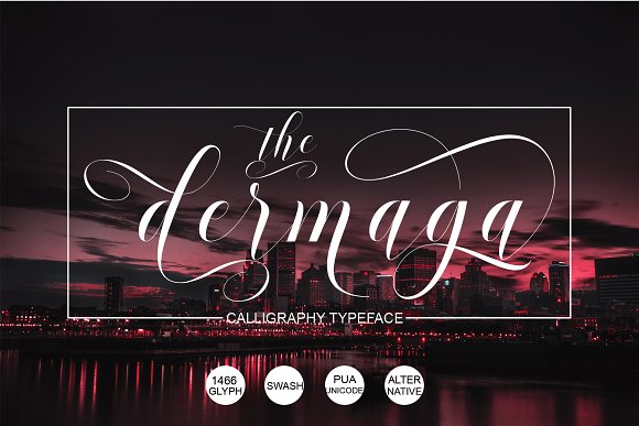 Dermaga Font插图
