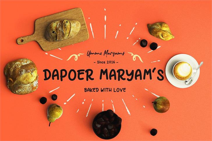 Nocturnal Hand font插图