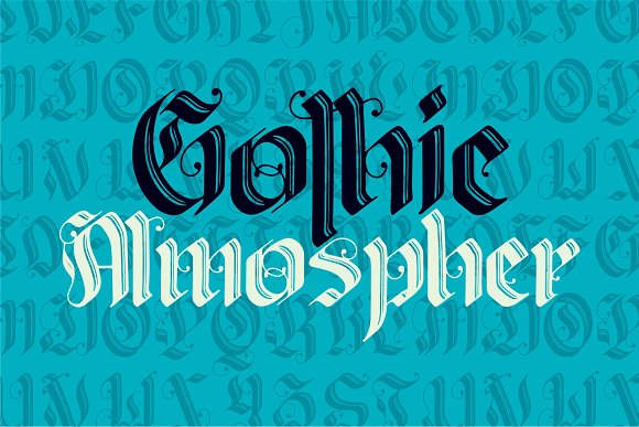 Valldemar Blackletter Font插图3