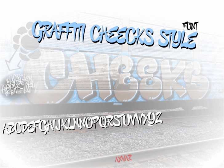 GRAFFITI CHEECKS STYLE – URBAN font插图