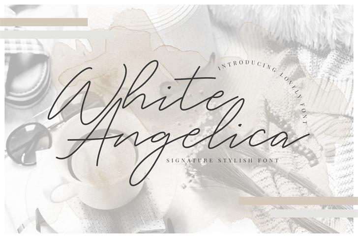 White Angelica font插图 White Angelica font插图