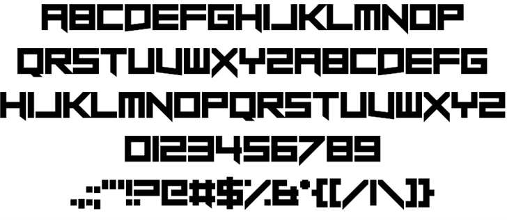 Thousandyard font插图1 Thousandyard font插图1