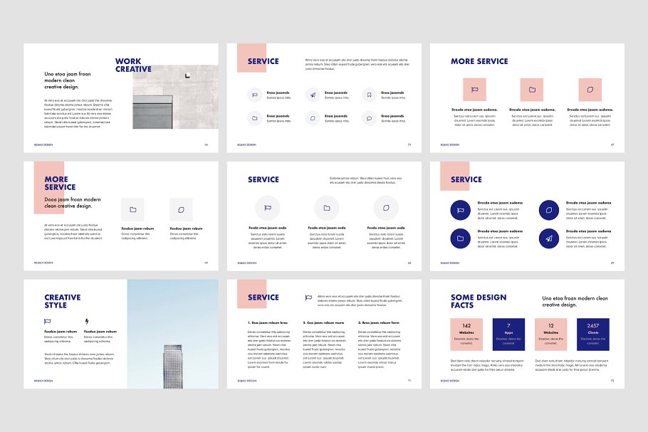 创意设计公司路演PPT幻灯片模板 BILBAO – Powerpoint Template + Bonus插图(11)