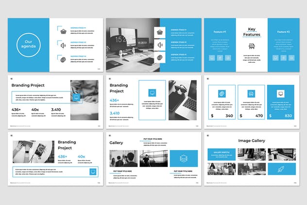 企业宣传介绍PPT制作设计模板 Business Powerpoint Presentation插图(4)