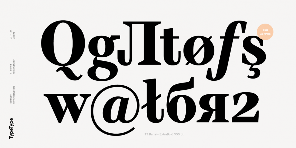TT Barrels Font插图2